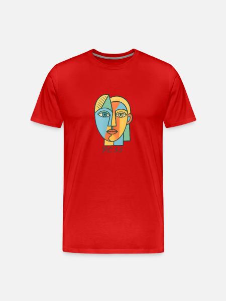 PCSS - Männer Premium Bio T-Shirt - Rot