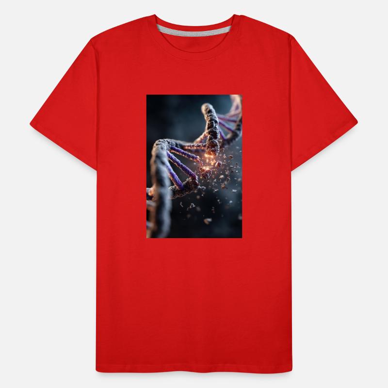 DNA Breakdown Explosion Men's Premium Organic T-Shirt