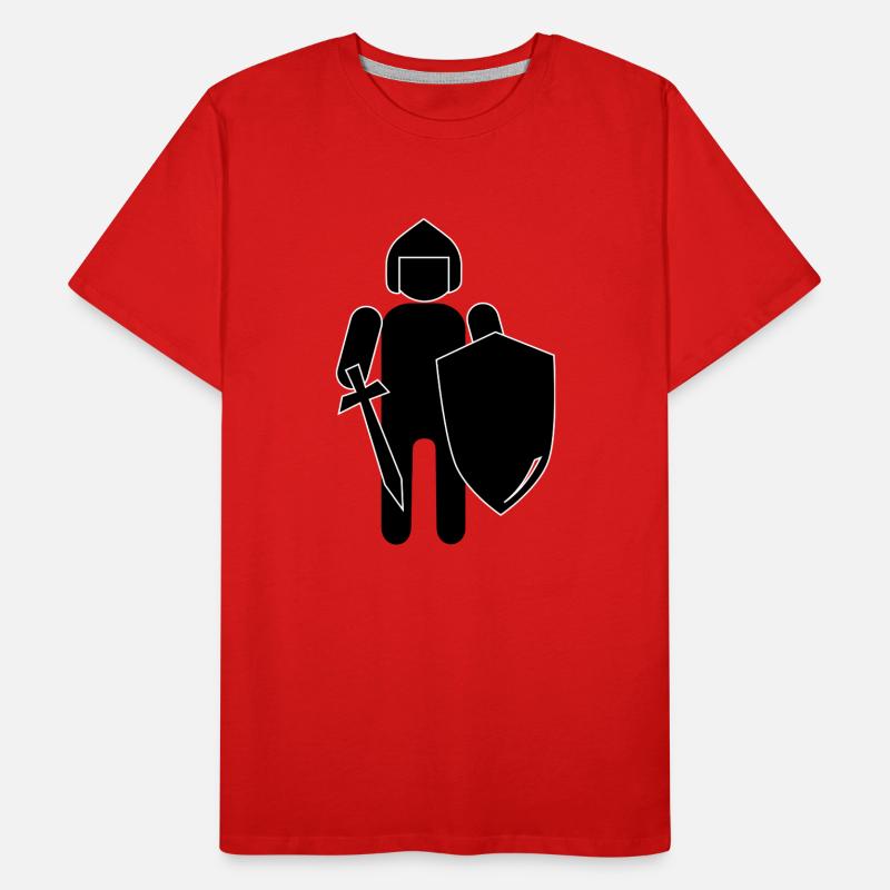 épée épée de chevalier chevalier armor99 T-shirt bio Premium Homme
