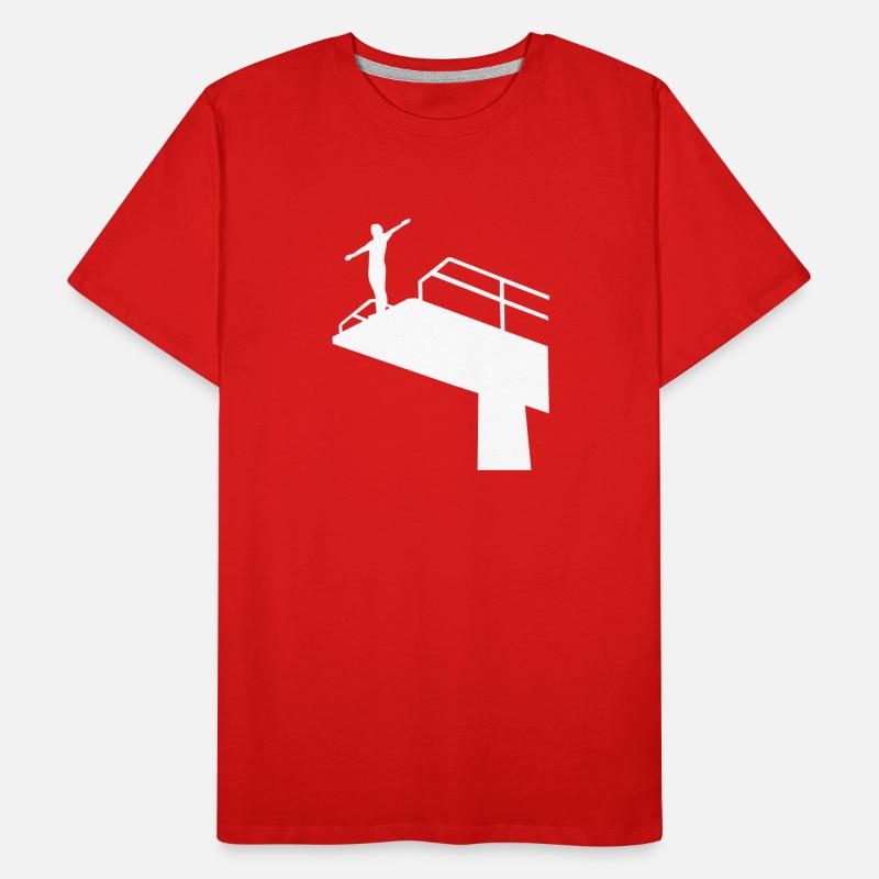 High diving Men's Premium Organic T-Shirt