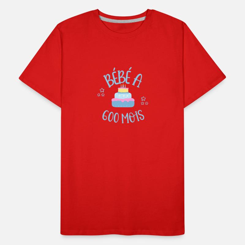 bébé a 600 mois T-shirt bio Premium Homme