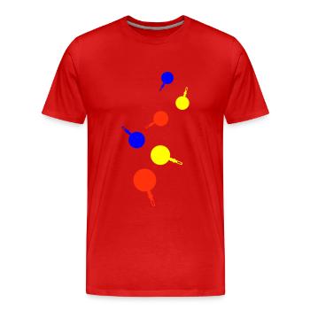 Pan Kitchen Chef - Men's Premium Organic T-Shirt - red - Front - Damien (186cm)
