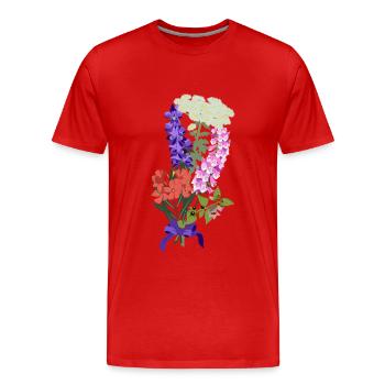 Poison Potion N° 5 - Men's Premium Organic T-Shirt - red - Front - Damien (186cm)