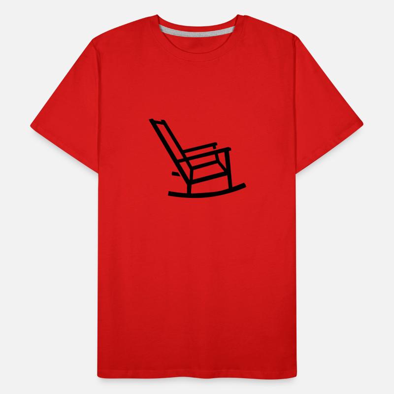 Fauteuil à bascule T-shirt bio Premium Homme