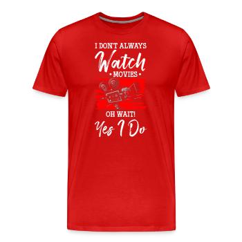 Kino Film-Zitate Action Film-Fan - Männer Premium Bio T-Shirt - Rot - Vorne - Damien (186cm)