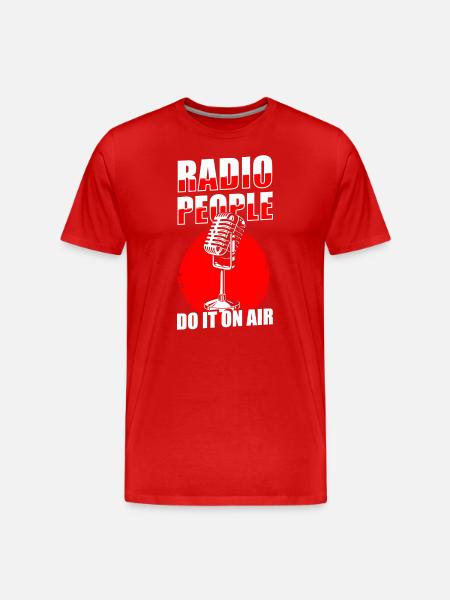Modérateur Ansager Hobby Retro - T-shirt bio Premium Homme - rouge
