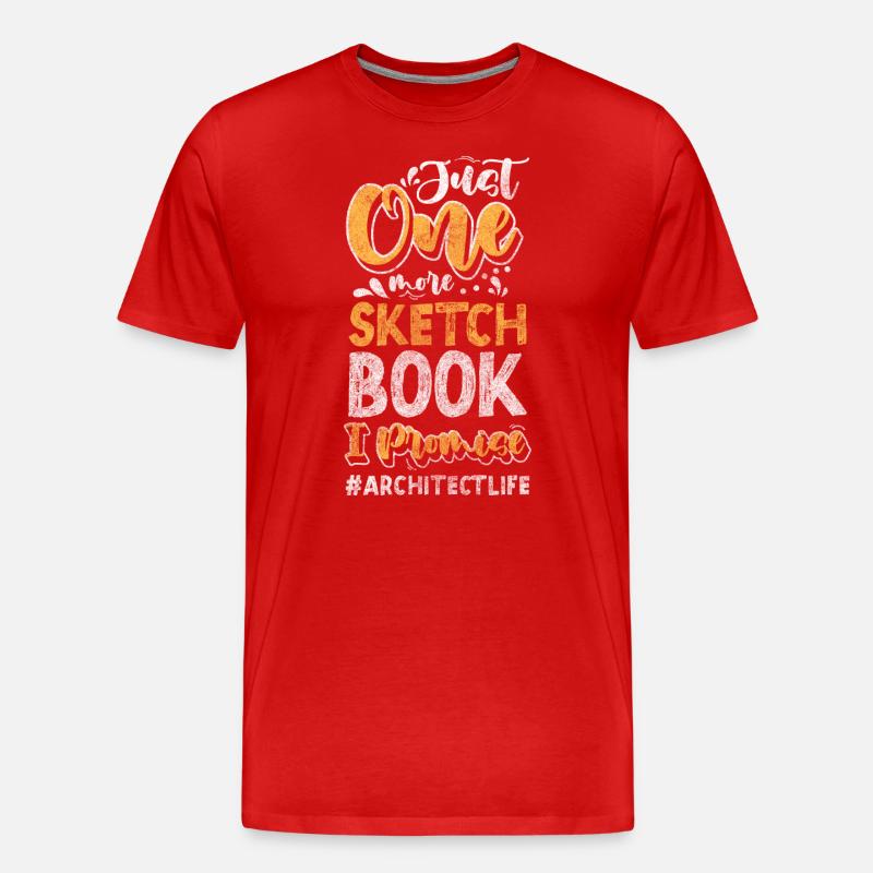Maisons d’architecte Bureau d’architecture - T-shirt bio Premium Homme - rouge