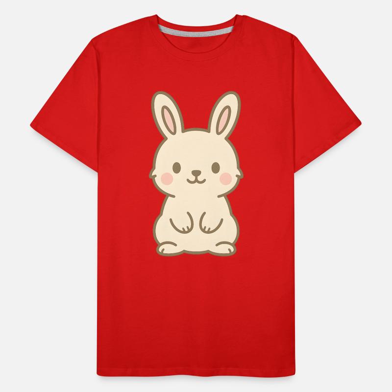 Mignon bébé lapin T-shirt bio Premium Homme