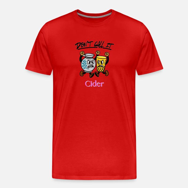 Dont call it Cider - Männer Premium Bio T-Shirt - Rot