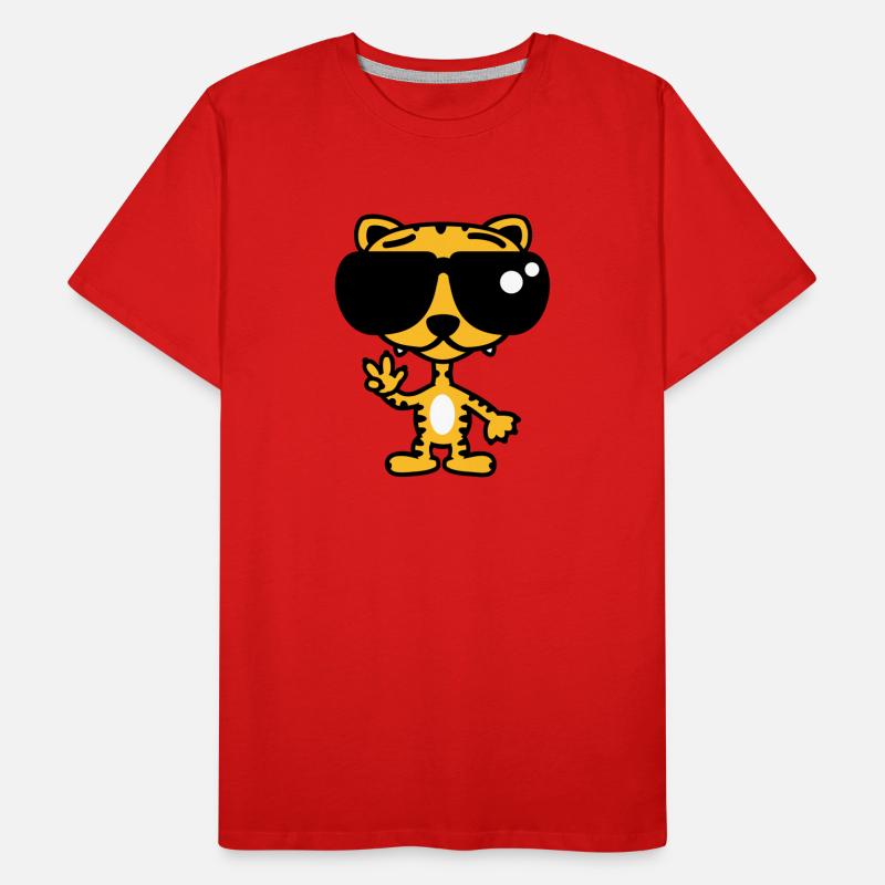 Frais Tiger T-shirt bio Premium Homme