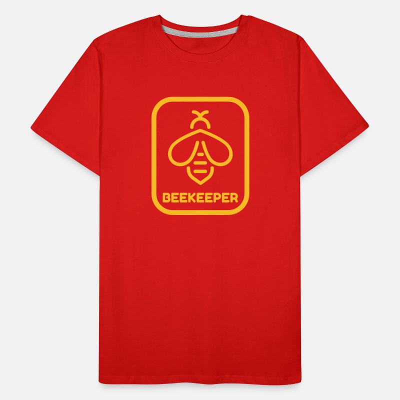 Beekeeping Beekeeper Bee Imker Apiculture Men's Premium Organic T-Shirt