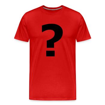 fragezeichen - T-shirt bio Premium Homme - rouge - Devant - Damien (186cm)