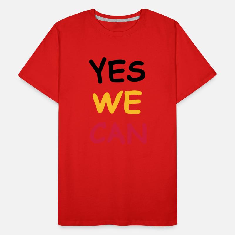 yes we can Männer Premium Bio T-Shirt