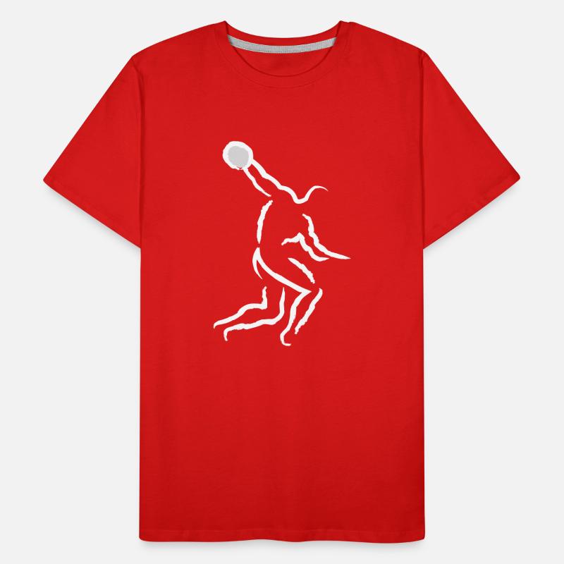 Throwing discus Men's Premium Organic T-Shirt