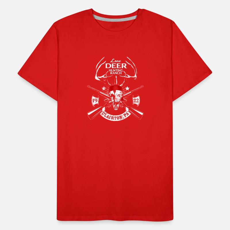 Deer Hunting Men's Premium Organic T-Shirt