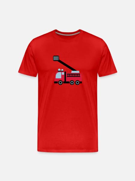 Fire engine - Men's Premium Organic T-Shirt - red