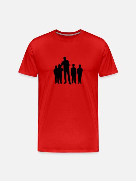 Child care - Men's Premium Organic T-Shirt - red