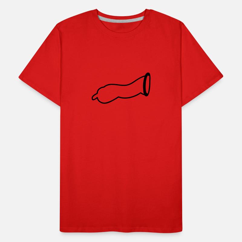 Kondom Männer Premium Bio T-Shirt