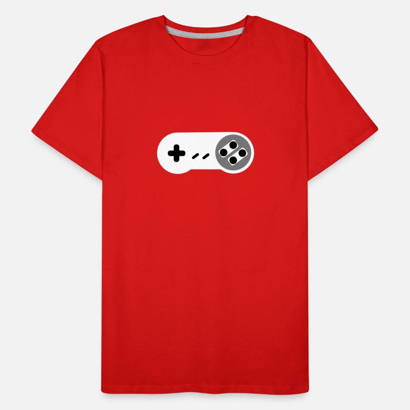 Super NES Controller T-shirt bio Premium Homme
