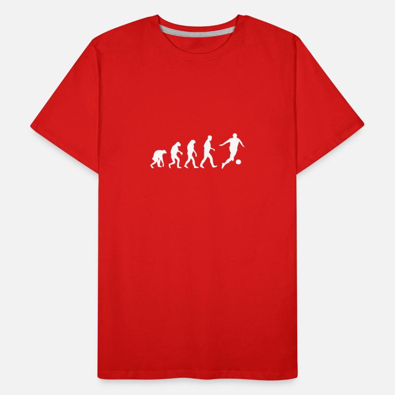 fussball evolution Männer Premium Bio T-Shirt