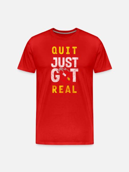 Sucht Gewinner Gesund - Männer Premium Bio T-Shirt - Rot