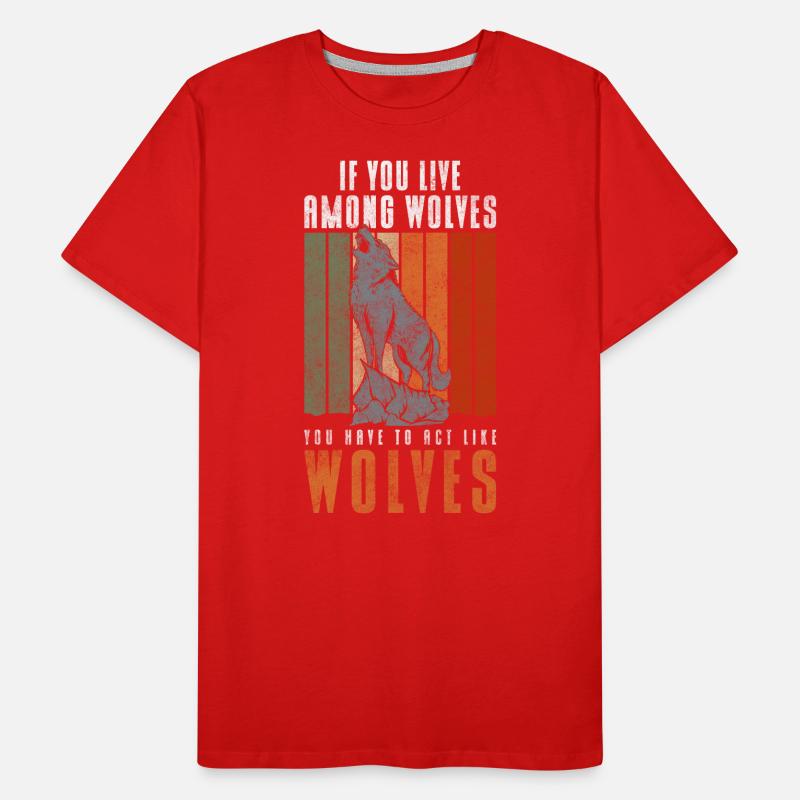 Wolfpack Wolfhound Men's Premium Organic T-Shirt