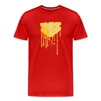 goutte graffiti fondu fondre pulvérisation kaes - T-shirt bio Premium Homme - rouge - Devant - Damien (186cm)
