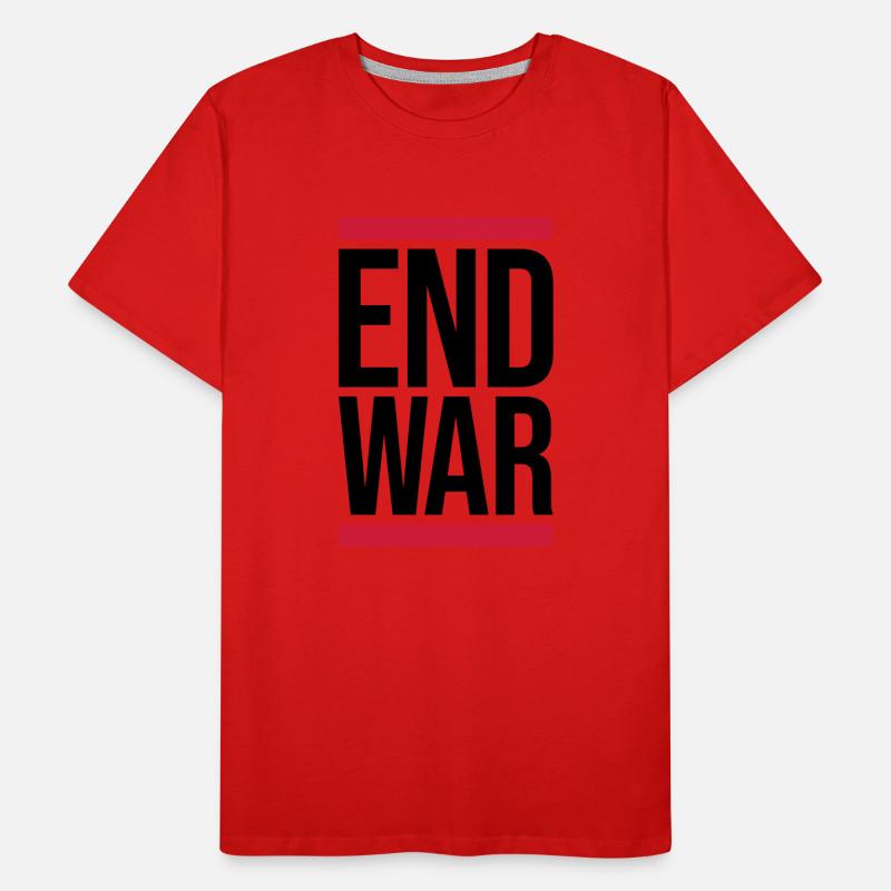 End War Stop Men's Premium Organic T-Shirt