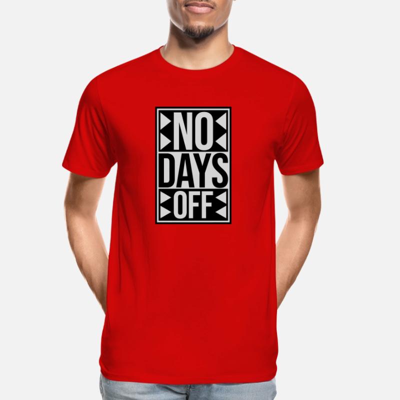 pas de jours de congé devis T-shirt bio Premium Homme