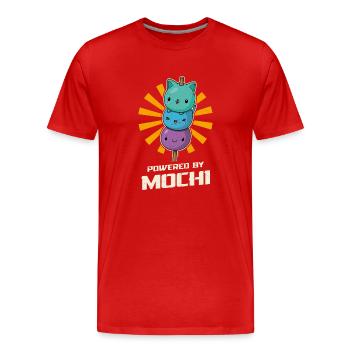 Dessert Mochigome Mochi Japan Eis Reis Spruch - Männer Premium Bio T-Shirt - Rot - Vorne - Damien (186cm)