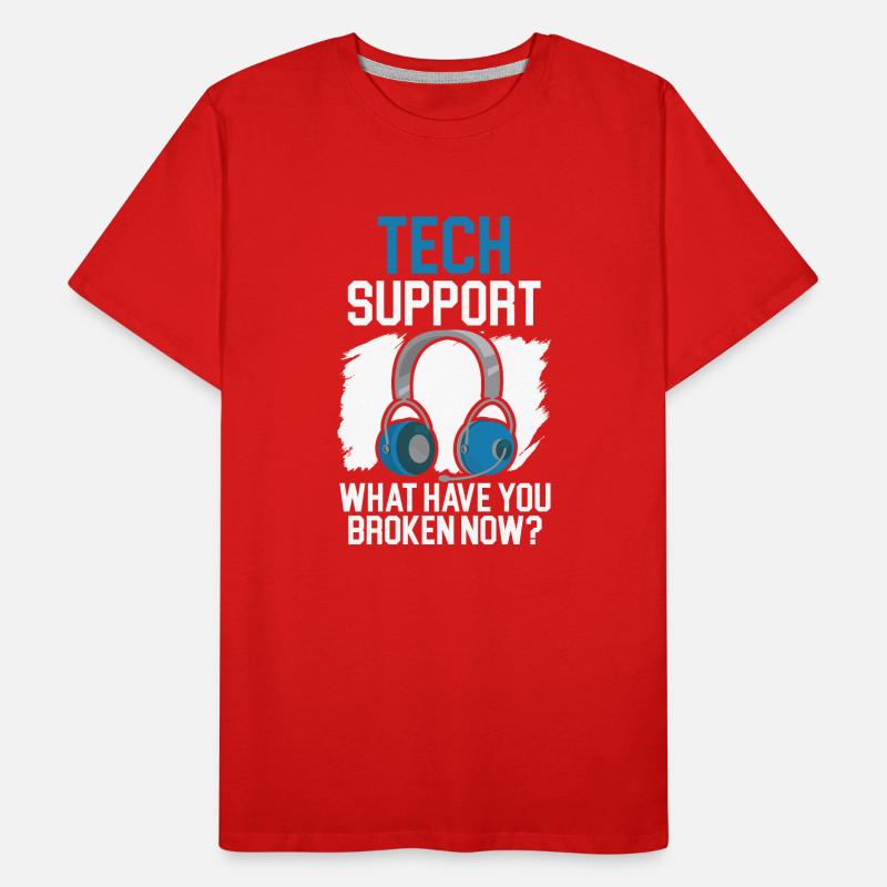 If all else fails Reboot Tech Support Men's Premium Organic T-Shirt