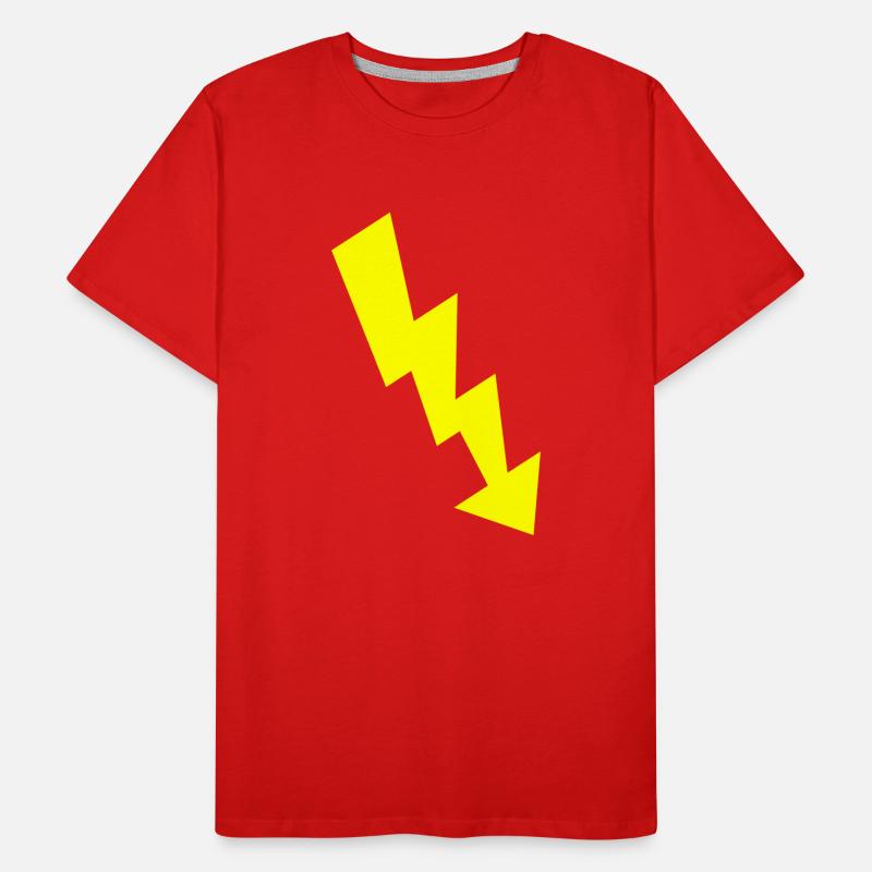 éclair T-shirt bio Premium Homme