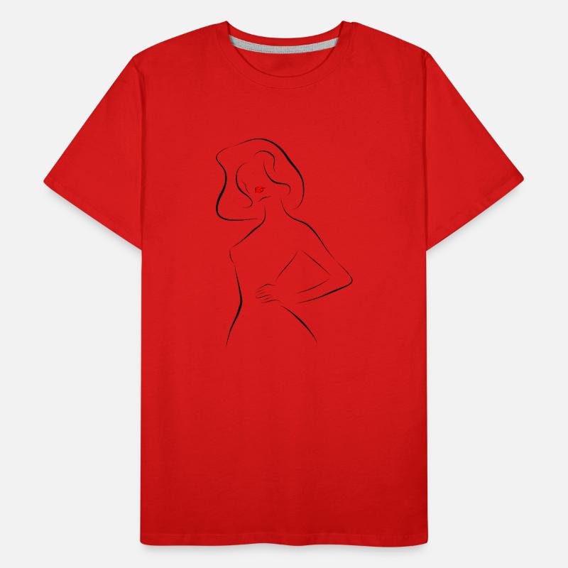 Fille de mode T-shirt bio Premium Homme