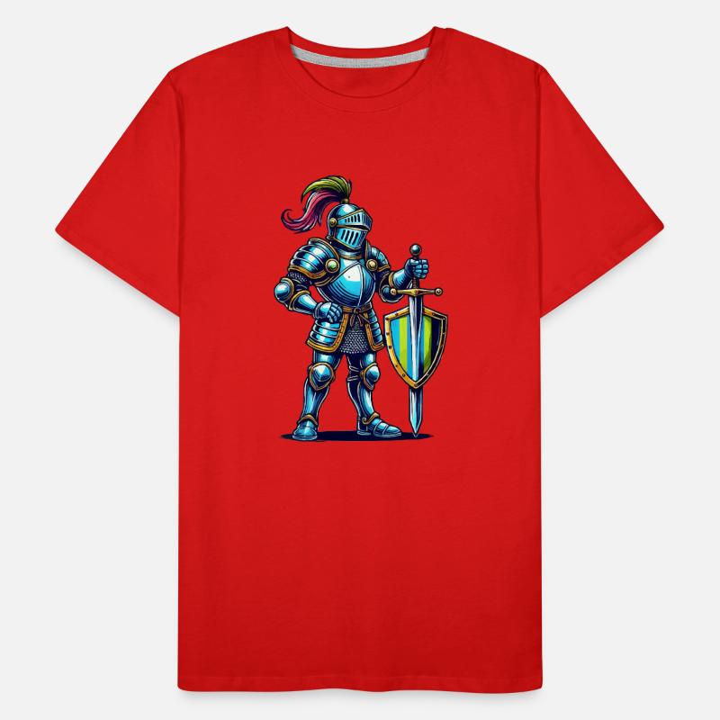 Bande dessinée Knight T-shirt bio Premium Homme