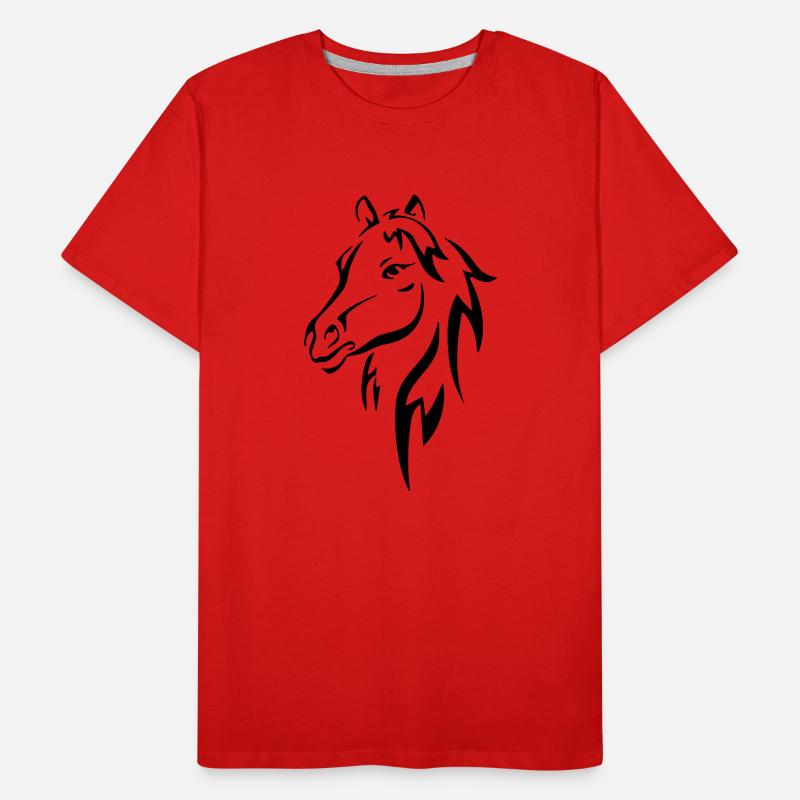 cheval T-shirt bio Premium Homme