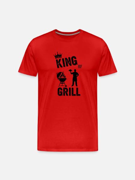 BBQ BBQ - Männer Premium Bio T-Shirt - Rot