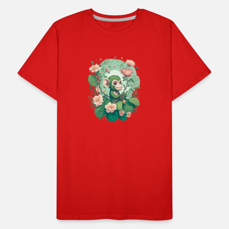 CB Monkey Männer Premium Bio T-Shirt