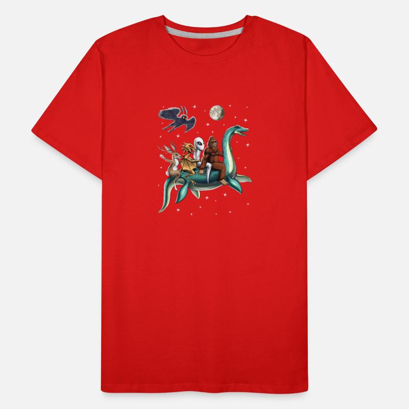 Die Reise der Kryptiden Männer Premium Bio T-Shirt