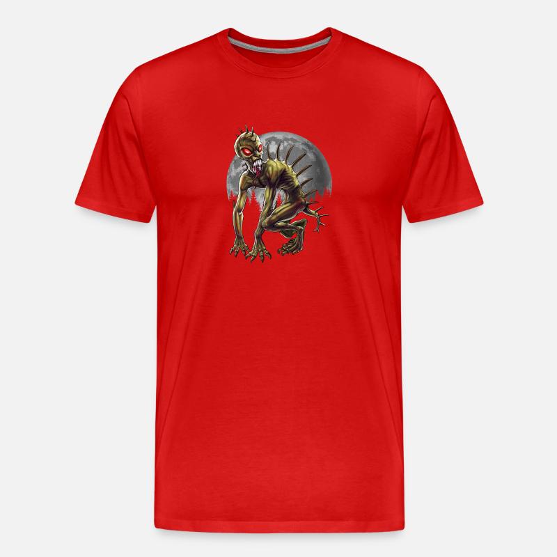 Chupacabra - Männer Premium Bio T-Shirt - Rot
