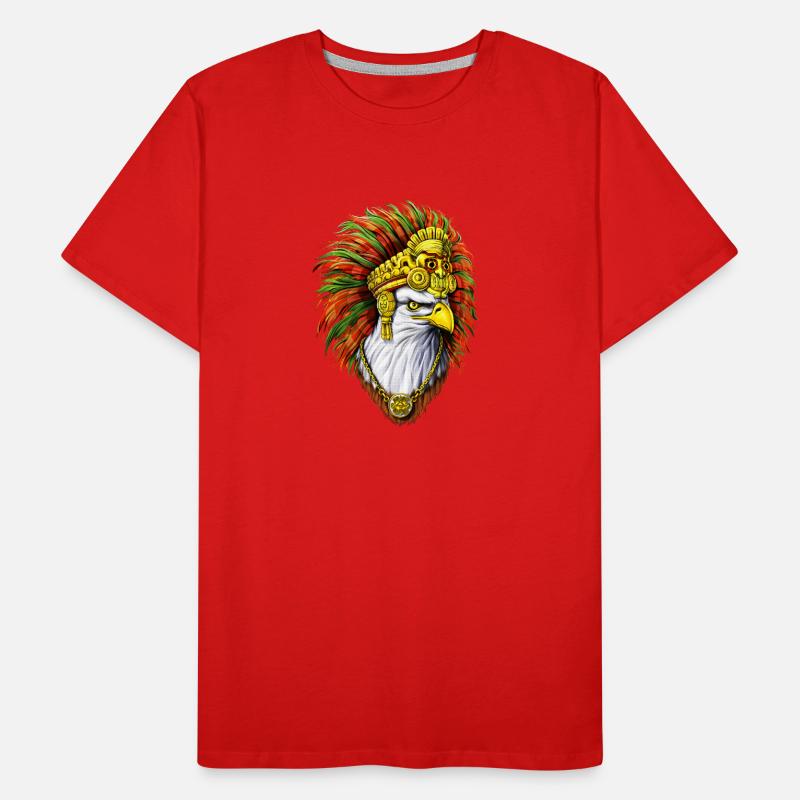 Aigle aztèque T-shirt bio Premium Homme