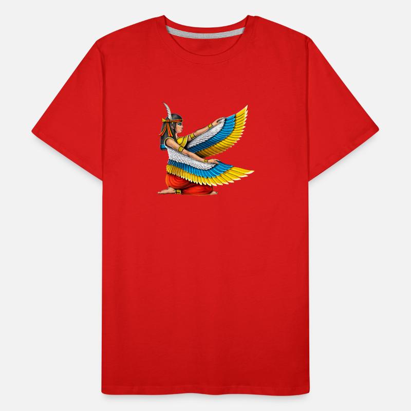 Déesse égyptienne Maât T-shirt bio Premium Homme