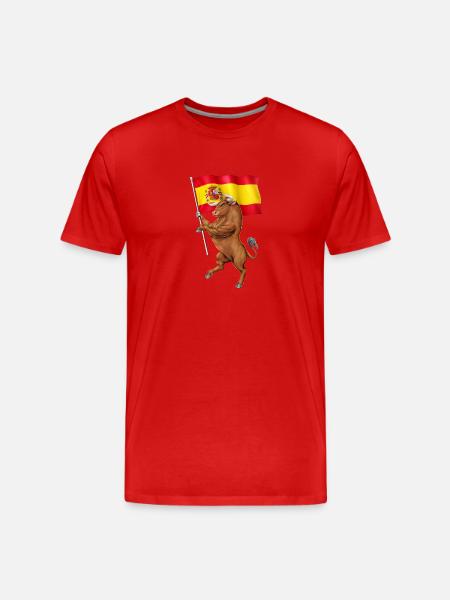 Spanischer Stier - Männer Premium Bio T-Shirt - Rot
