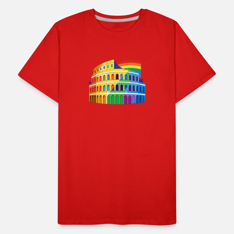 Collosseum Männer Premium Bio T-Shirt