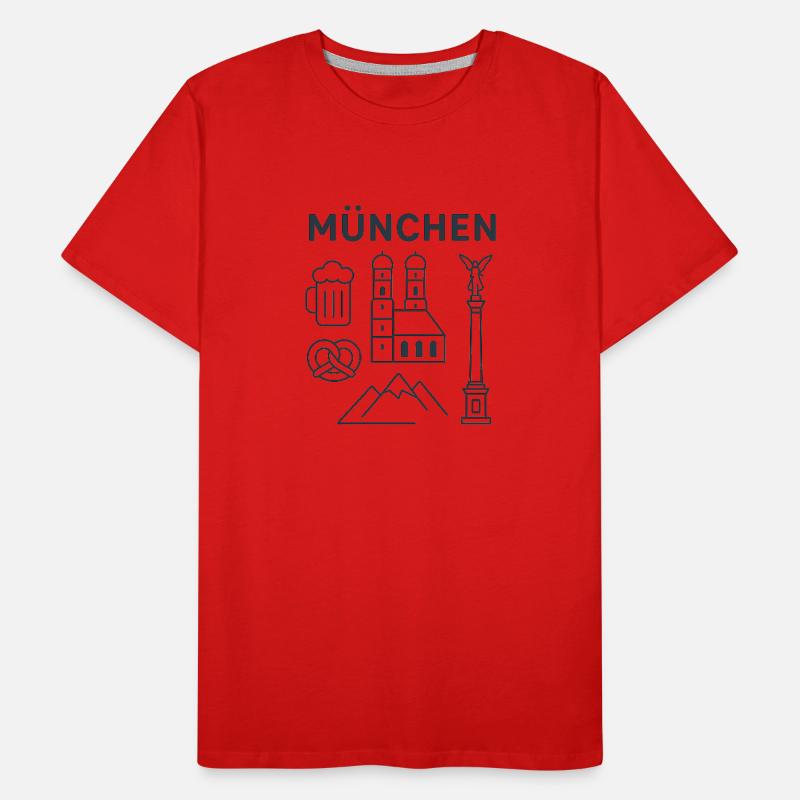 Munich T-shirt bio Premium Homme