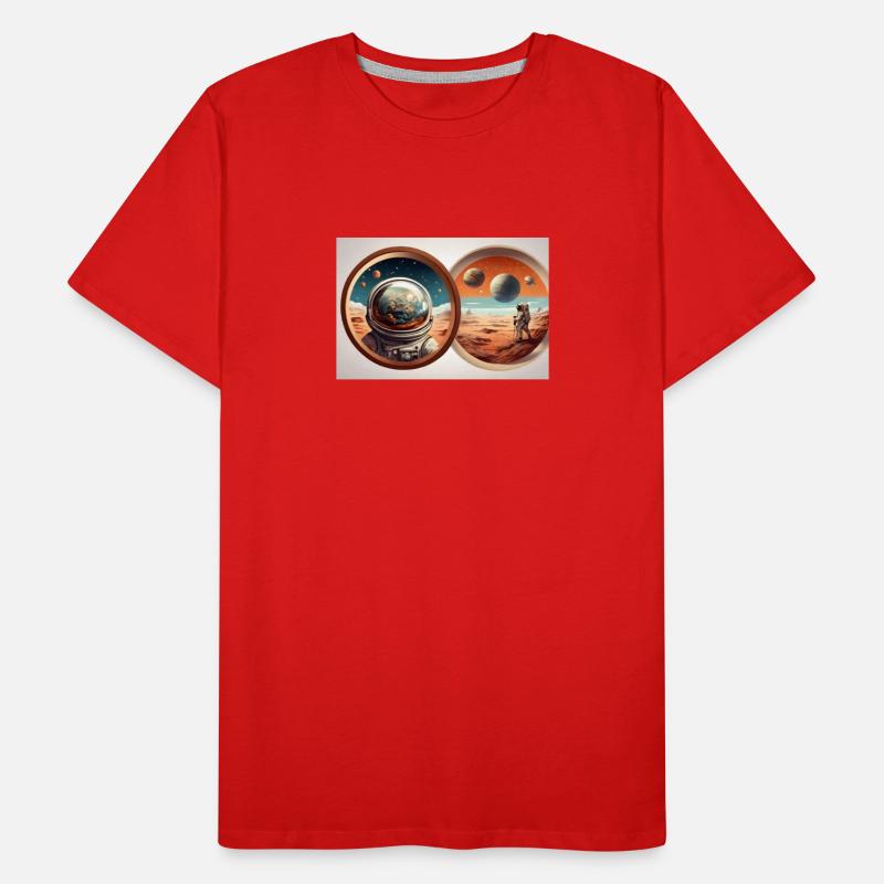 Intergalactic Exploration Men's Premium Organic T-Shirt