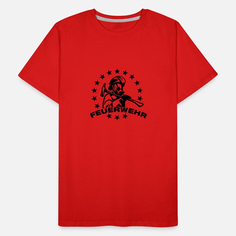 FEUERWEHR Männer Premium Bio T-Shirt
