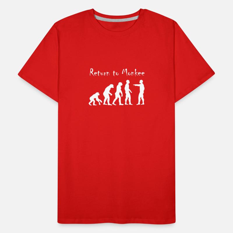 Evolution Design Return to Monkey Men's Premium Organic T-Shirt