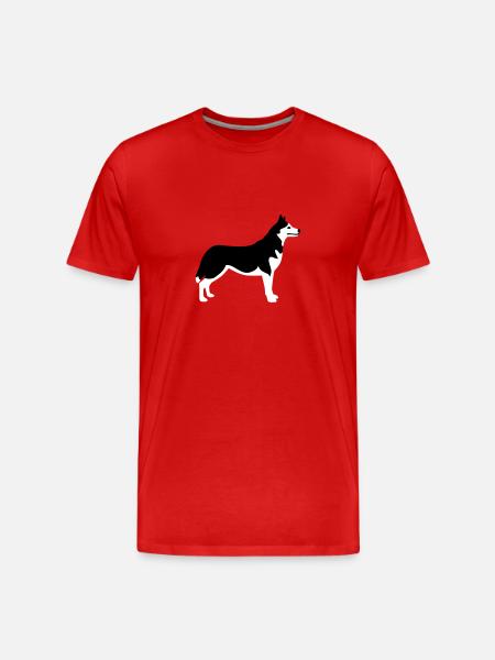 Husky - T-shirt bio Premium Homme - rouge