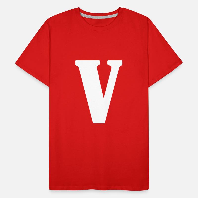 V Men's Premium Organic T-Shirt