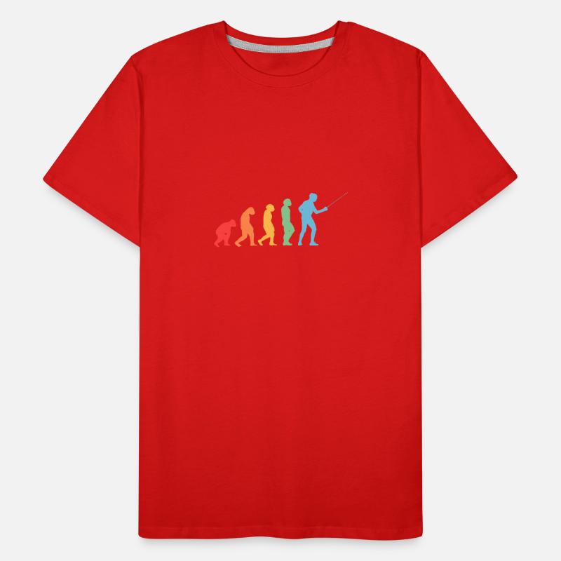 Fechter Evolution Fechten Männer Premium Bio T-Shirt